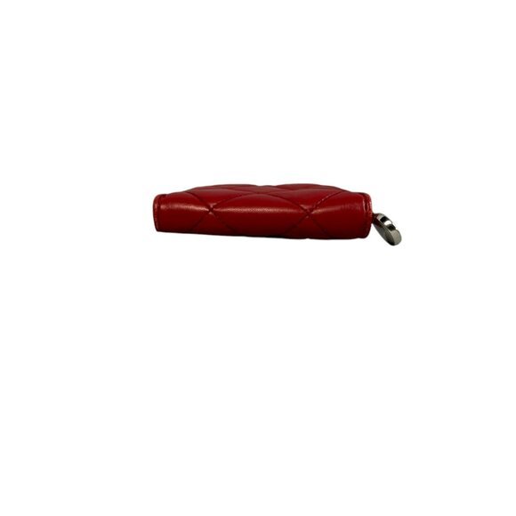 Michael Kors Small Quilted Leather Wallet - Red - Picture 3 of 7